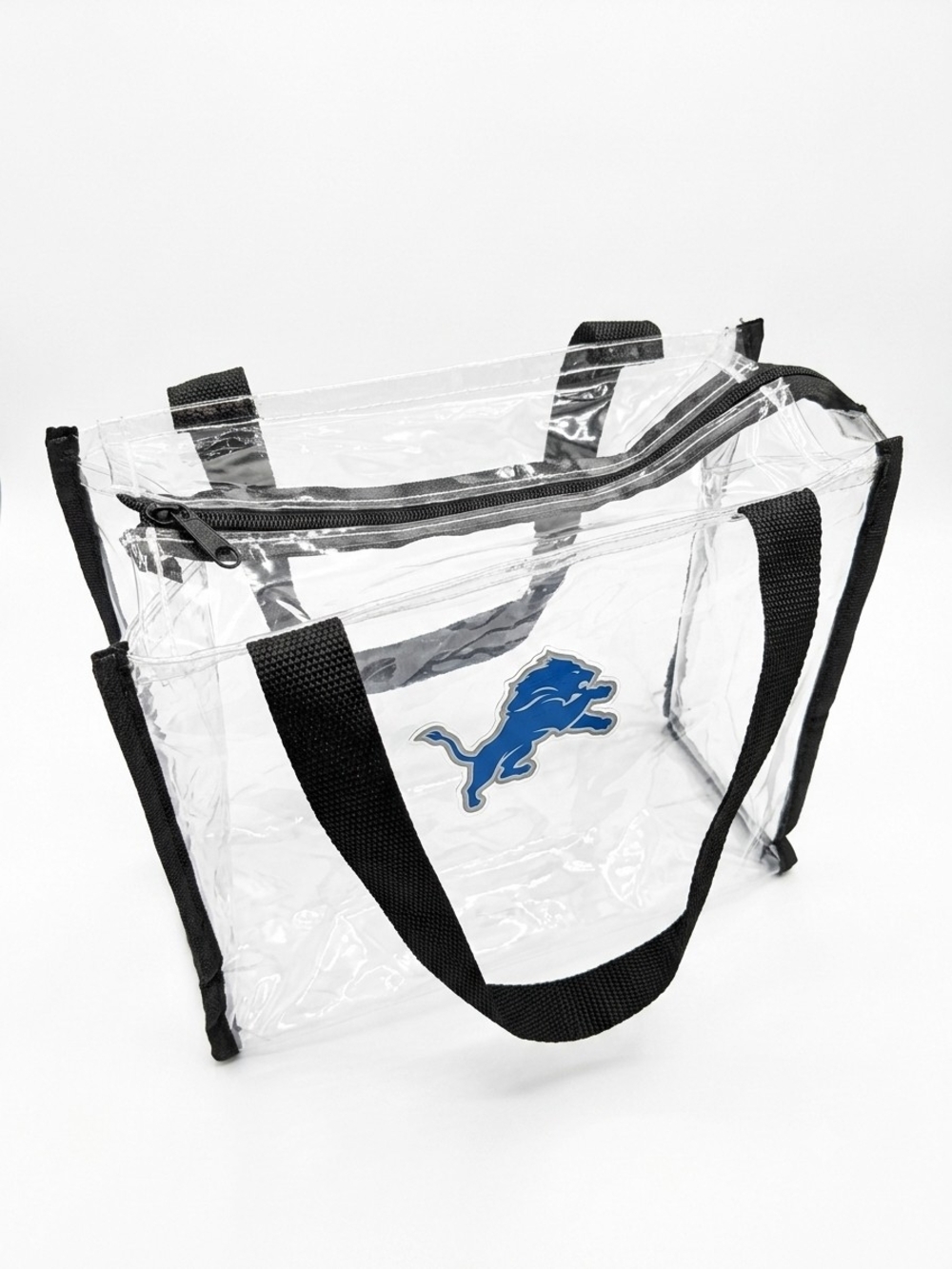 Detroit Lions NFL Clear Tote Bag Stadium Approved 12x10